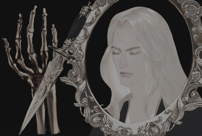rendered bust